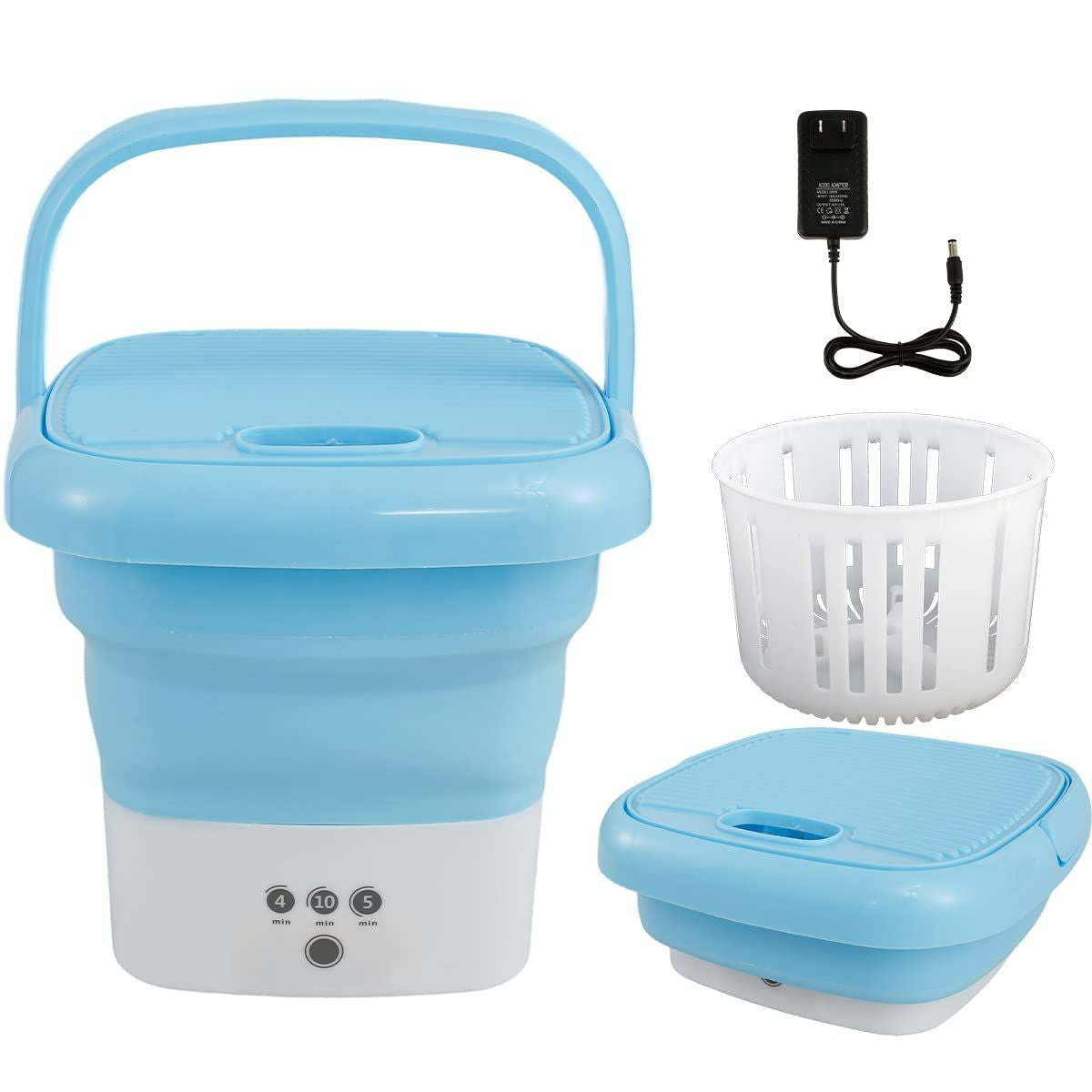 2 in 1 Portable foldable bucket washing machine with dryer – UM Home Shop